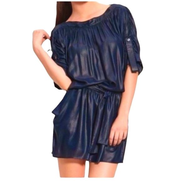 BCBGMaxAzria Dresses & Skirts - BCBGMaxAzria Margie Pacific Blue Mini Dress Size Medium